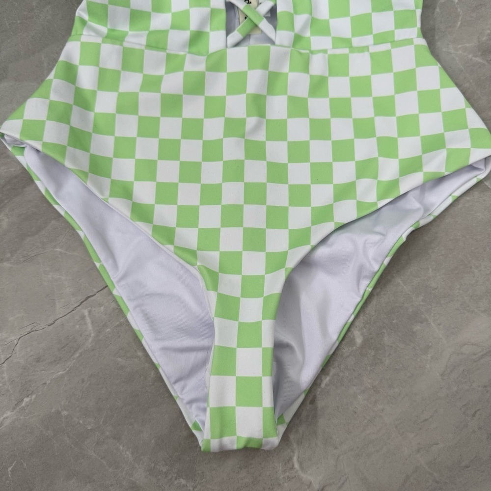 Women’s Dippin’ Daisy’s Bliss One Piece Swimsuit Checked Out Small - Picture 8 of 16